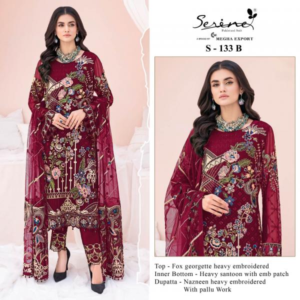 Serine S 133 A To D New Georgette Designer Pakistani Suit Collection